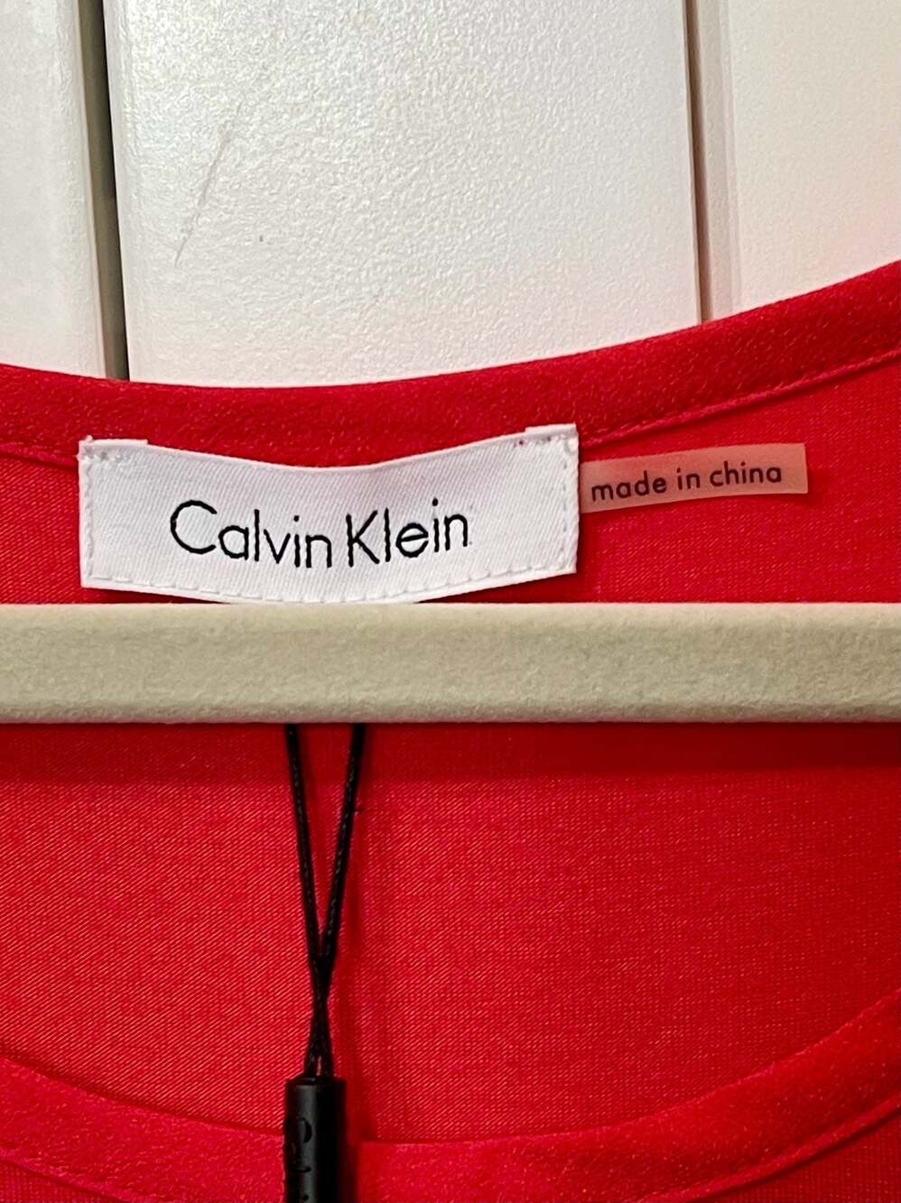 Calvin Klein Modern Essentials Watermelon Pink Sleeveless Pocket Top Size XL - Picture 3 of 5